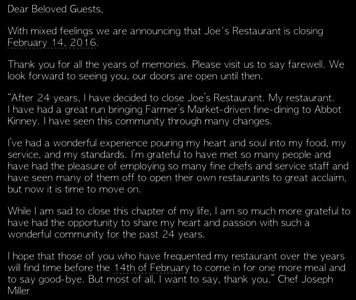 Joe's Last Day Yo! Venice!